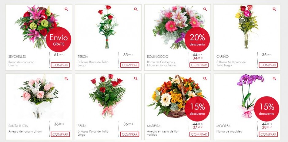 Comprar rosas baratas online