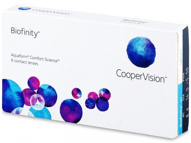 Lentes de contacto Biofinity CooperVision Opiniones