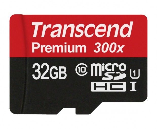 Tarjeta de memoria microSD 32 GB Transcend
