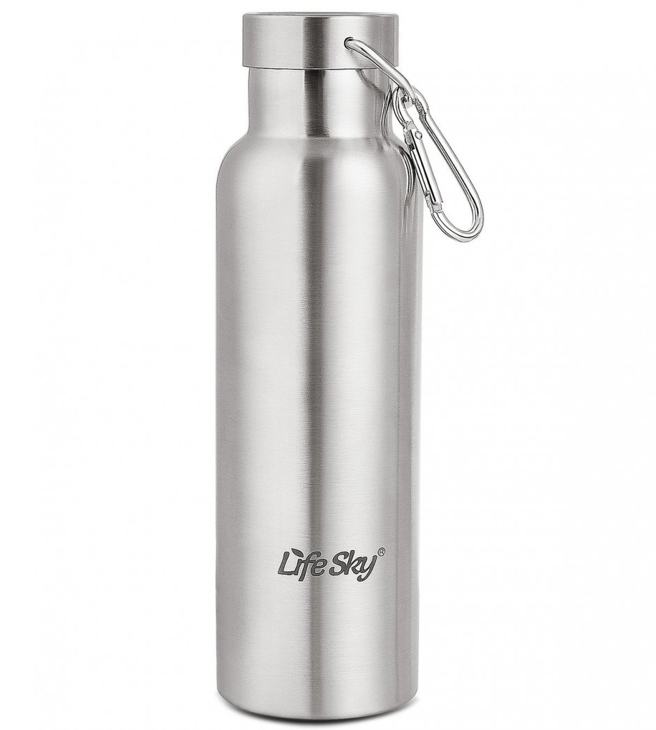 botella de deporte de acero inoxidable