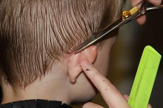 tijeras para cortar el pelo niño