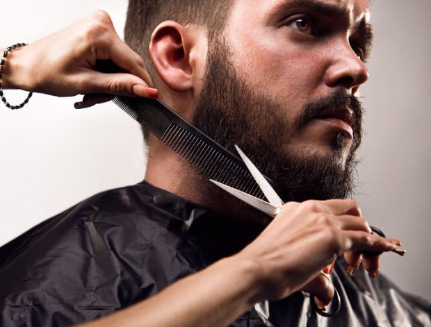 tijeras para recortar barba