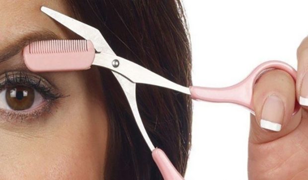 tijeras para recortar cejas