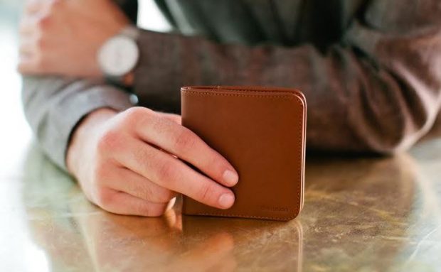 cartera monedero hombre pequeña