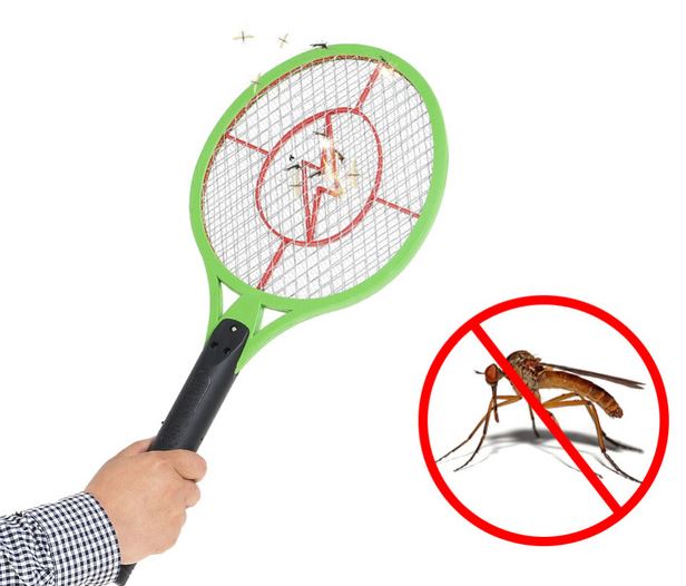 mata mosquitos electrico raqueta