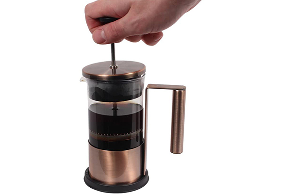 cafetera embolo acero inoxidable
