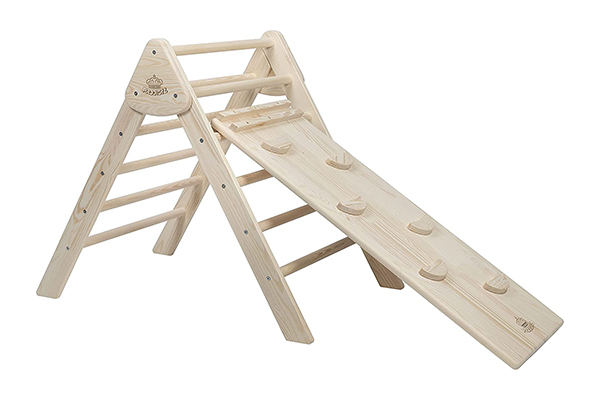 tobogán montessori madera